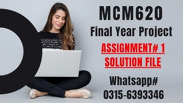 MCM620 Assignment 1 solution #mcm620