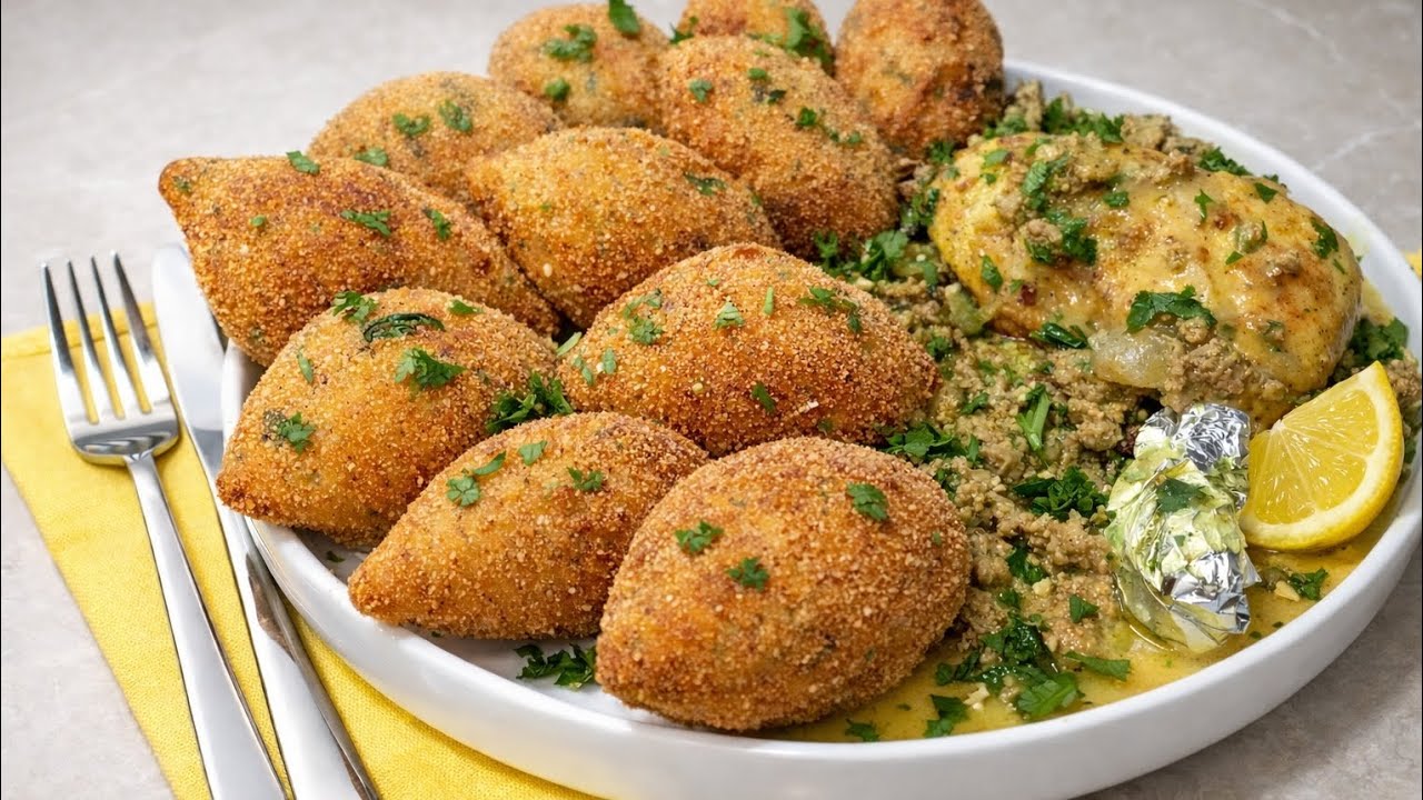 #أطباق_رمضان كبة البطاطا المقرمشة لي دايرة ضجة 😱 سر القرمشة لي يخليها تنجح 100%