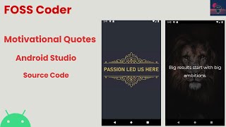 Motivational Quotes Android App || Source Code || FOSS Coder screenshot 4