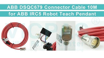 100% Original ABB 3HAC031683-001 SxTPU3 Cable 10m for IRC5 DSQC679 FlexPendant Replaced
