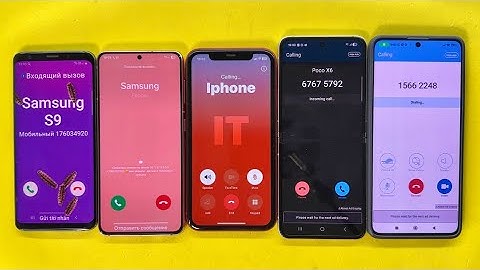 Social App incoming Call Samsung S9 + Sky Phone + Samsung Z Flip + iPhone + S21 + Poco X6