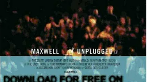 maxwell - this woman's work - MTV Unplugged