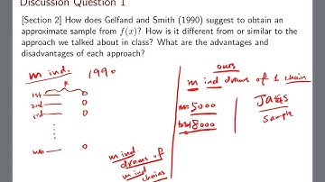 [Gibbs sampler and MCMC] Paper discussion Q1-Q3