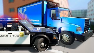 The Biggest Police Chase in Brick Rigs!  Lego Cops and Robbers