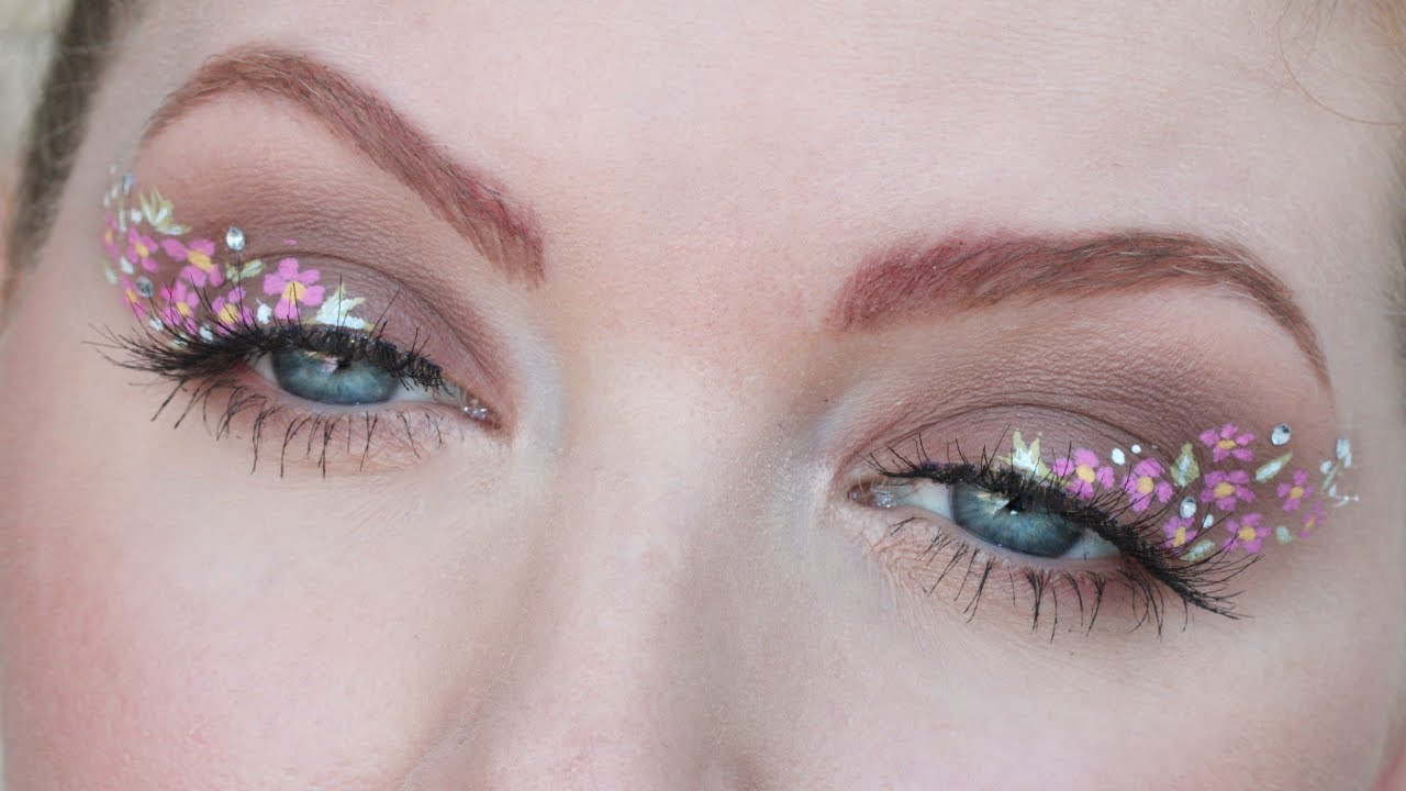 Spring Inspired Easter Flower Floral Winged Eyeliner Tutorial