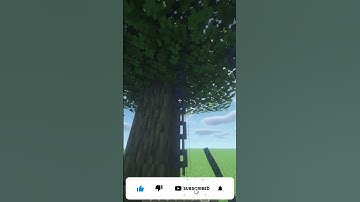 Minecraft Build Hacks Tree Swing #buildhacks