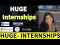 Hurry up Huge Internship For College Students - 1 lakh + stipend 🎯🤯