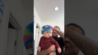 Download Lagu Nah he rockin that look🤣 #zaza #funny #larobenz #shorts #hair #reaction #sachi #colorfulhair #comedy MP3