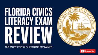 Florida Civic Literacy Exam (FCLE) Practice Questions & Review #fcleexam #civic