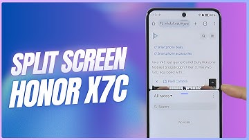 How To Split Screen On Honor X7c