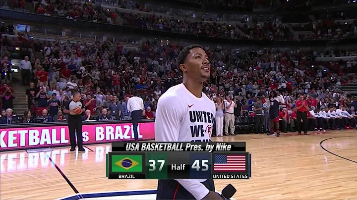 USA Basketball  Brasil vs USA  Friendly Match HD - DayDayNews