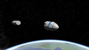 Crew dragon falcon 9 in new version Simplerockets 2