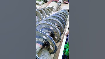 Double spiral classifier separates sediment more cleanly.#spiralsandwashingmachine