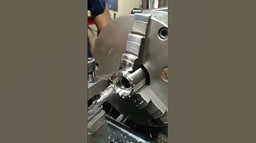 Internal thread process   #engineering #machine #hardwork #lathe #video #viral #shortvideo