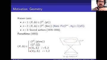 Pedro Montero, Geometry and arithmetic of equivariant compactifications of the affine space