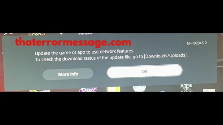 NP-102946-2 - Update the game or app to use network features.