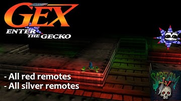 Gex: Enter The Gecko (PSX) - Scream TV | Frankensteinfeld (All Remotes)