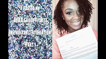 I passed my AFAA Group Fitness Instructor exam! Part 1: Tips and Advice
