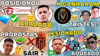 REKKON e NEXT TRISTES ? CEROL FICOU ABALADO ! THURZIN FURTADO ! YURI PROPOSTA ? CAUAN7 LESIONADO !
