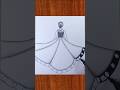 Girl Dress Drawing #shorts #darwing #youtubeshorts#trending