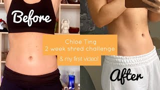 ABS IN 2 WEEKS?! I did Chloe Ting’s Ab Challenge &amp; it’s my first video!