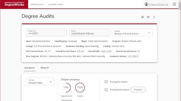 02- Degree Works Audit Overview