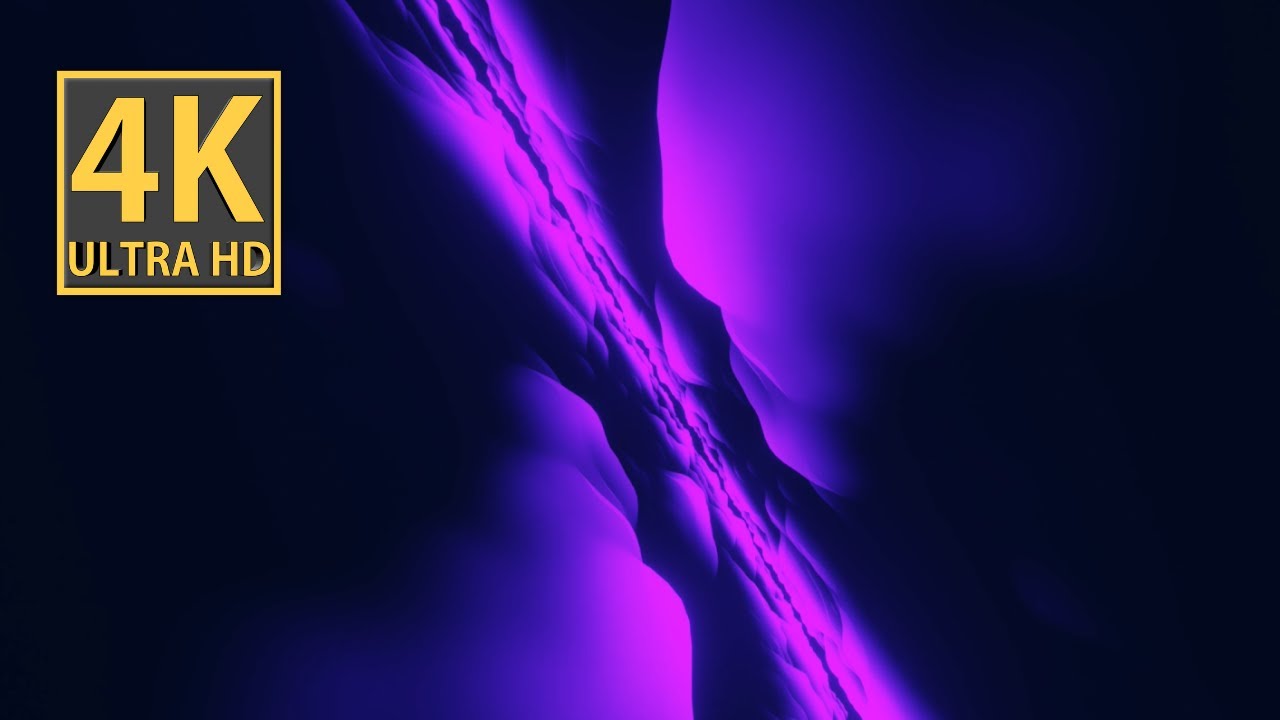 Abstract Background Video 4k Screensaver TV VJ LOOP NEON Pink Purple ...