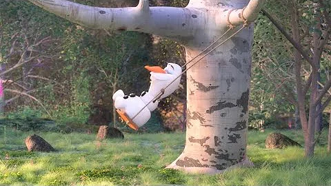 Disney Magic Moments | At Home With Olaf - Swing | Official Disney UK