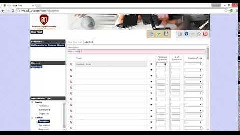 Staff Tutorial 7 - Assessments - How to Create a Blueprint