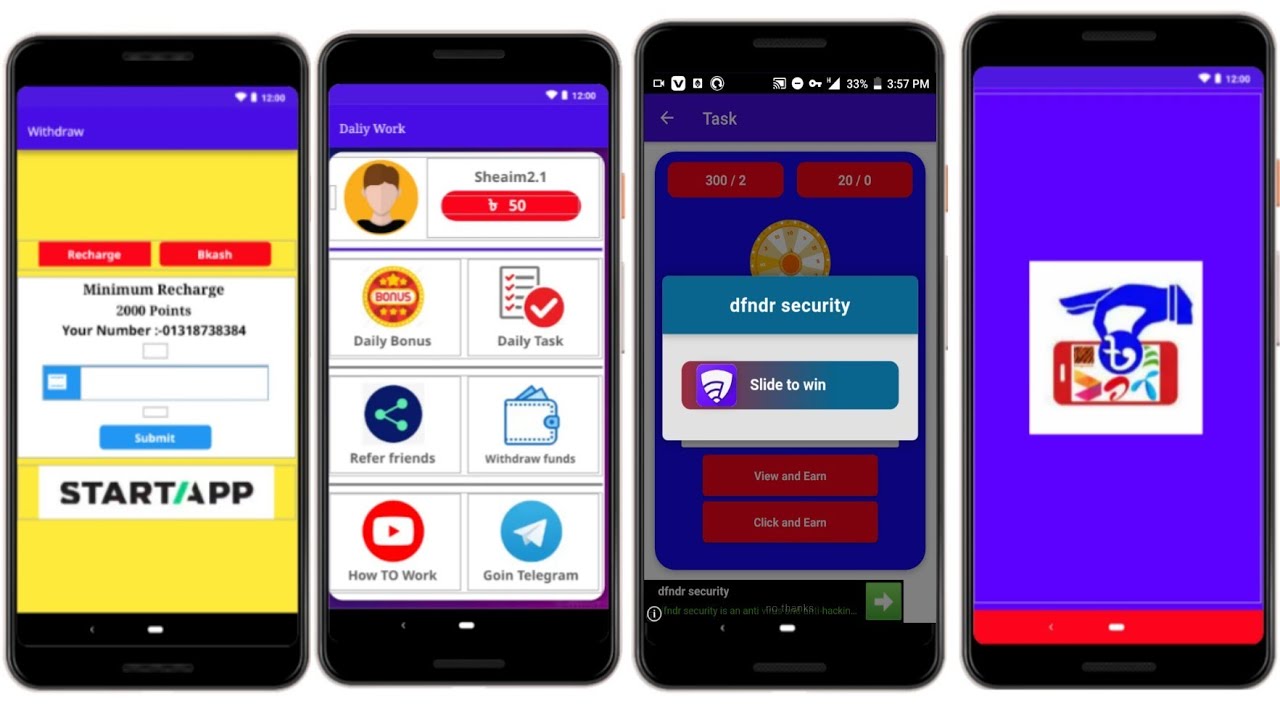Startapp earning app aia file free dwnlode high quality earning app aia ...