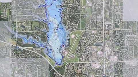 Bathymetry and Topography Near Eagle Creek