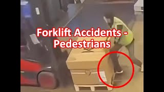 Forklift Accidents Caused by Pedestrians | Forklift Safety | Forklift Training | Forklift Fails