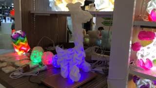 Koolights Giraffe Lamp with LED and remote control