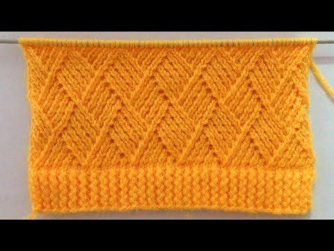 Beautiful Knitting Stitch Pattern For Gents/Ladies Sweater