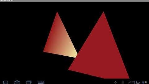 Androidアプリ開発 OpenGL デプステスト