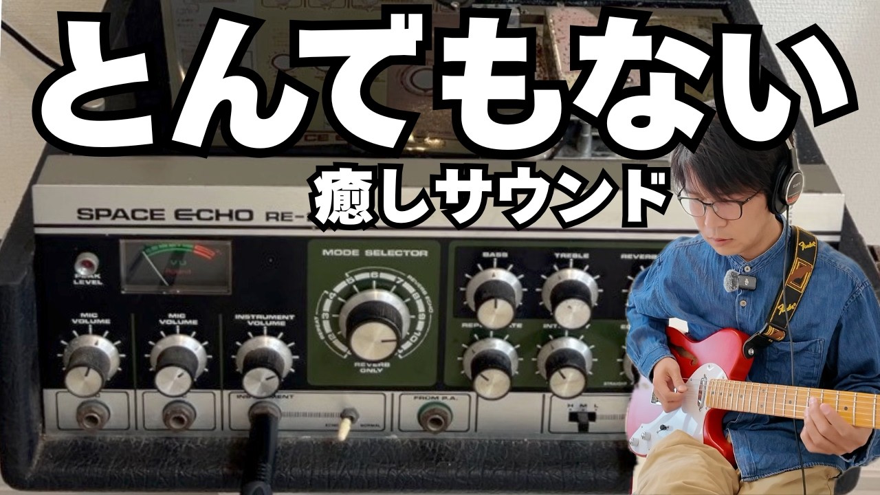 Roland SPACE ECHO RE-201] The soothing, exquisite sound is