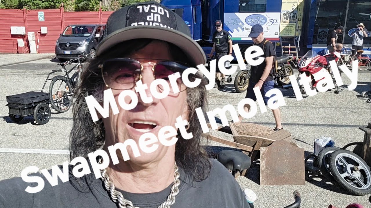 I hit one of the biggest motorcycle Swapmeets in Italy! 
