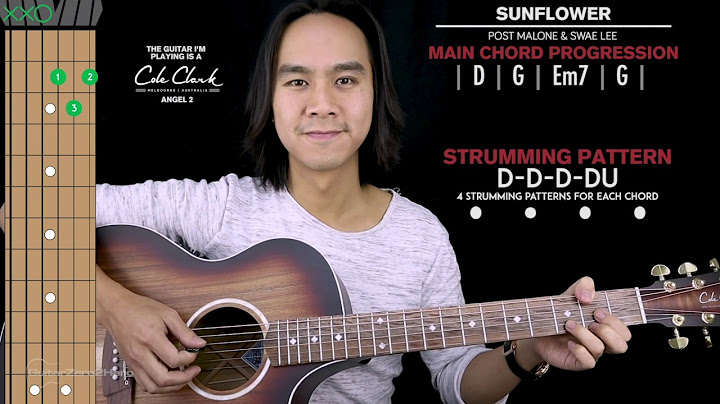 Sunflower Guitar version - Guitar performance video thumbnail