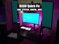 BSOD quick fix BAD SYSTEM CONFIG INFO #shorts