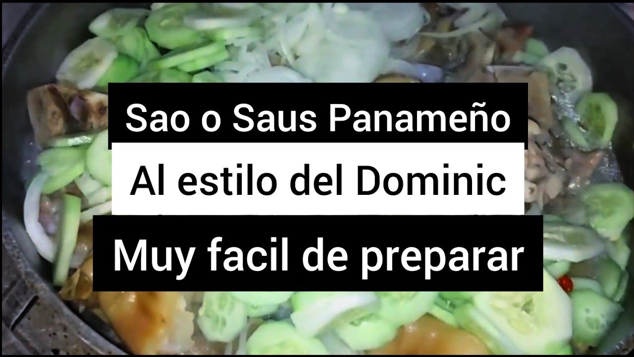 Como hacer Saus/Sao Panameño al estilo del Dominic ( ceviche de cerdo ...