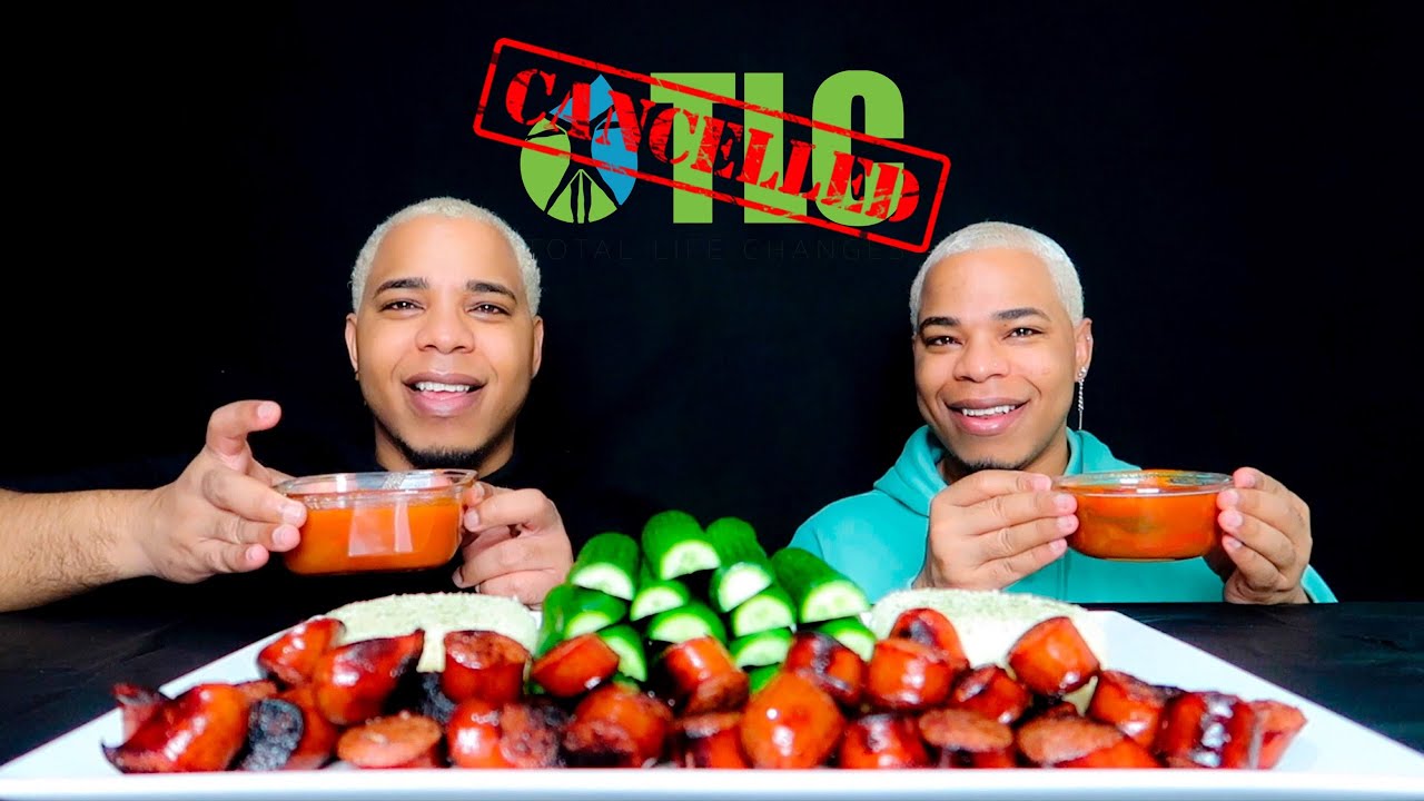 SAUSAGE + CUCUMBER 🥒 + RICE  MUKBANG  🍚 WITH OUR SPECIAL SAUCE + WHY WE NO LONGER SUPPORT TLC!!!