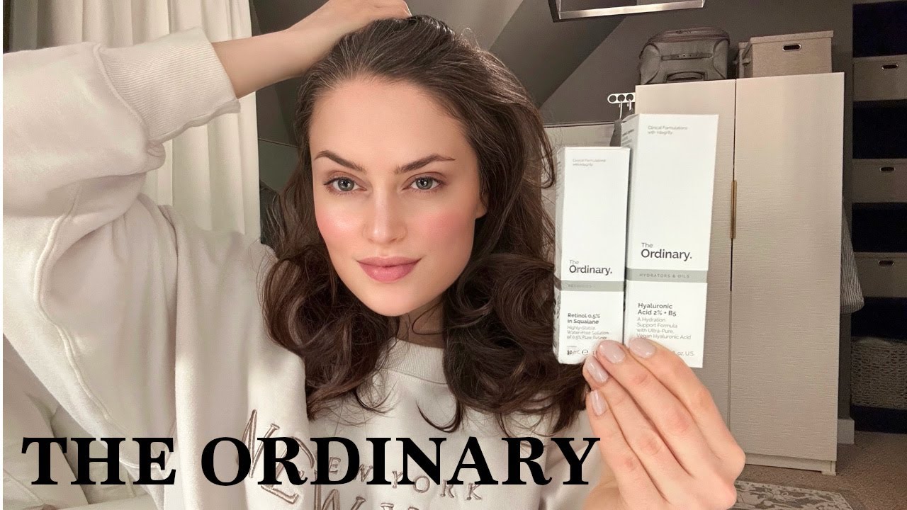 Nighty Skincare Routine Using THE ORDINARY Hyaluronic Acid & Retinol
