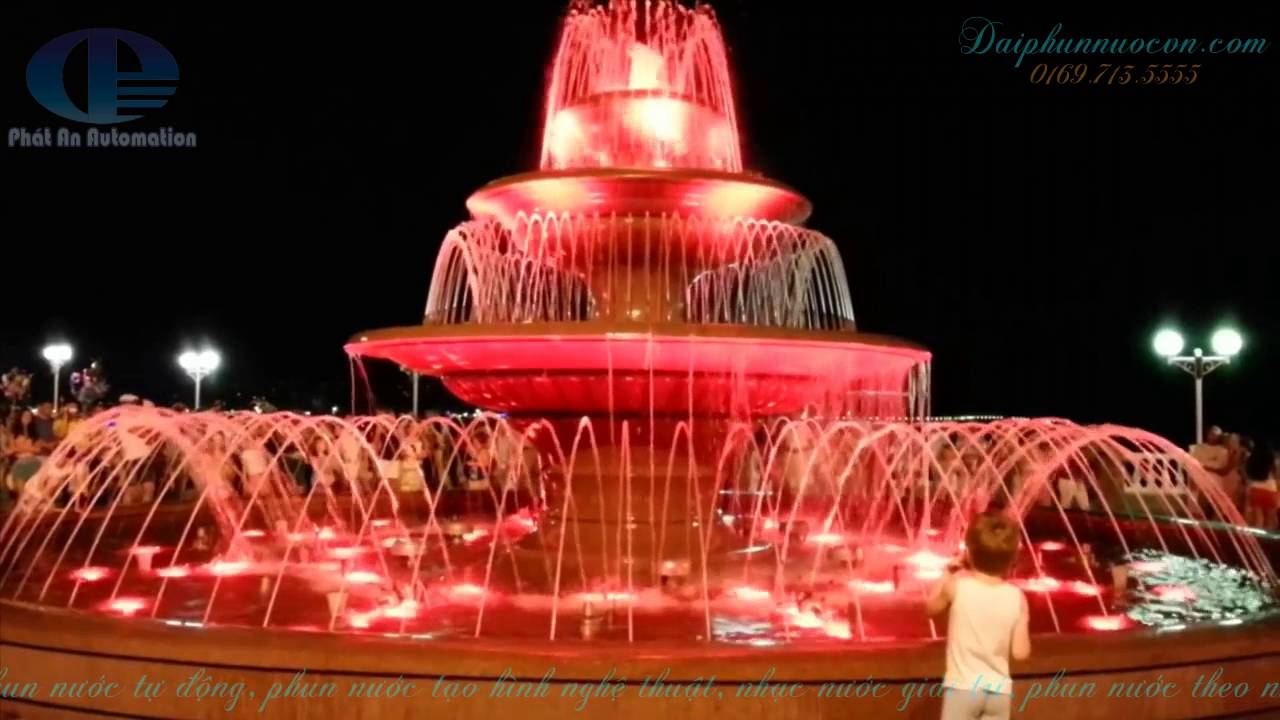 Bể tầng tràn kết hợp nhạc phun nước nghệ thuật