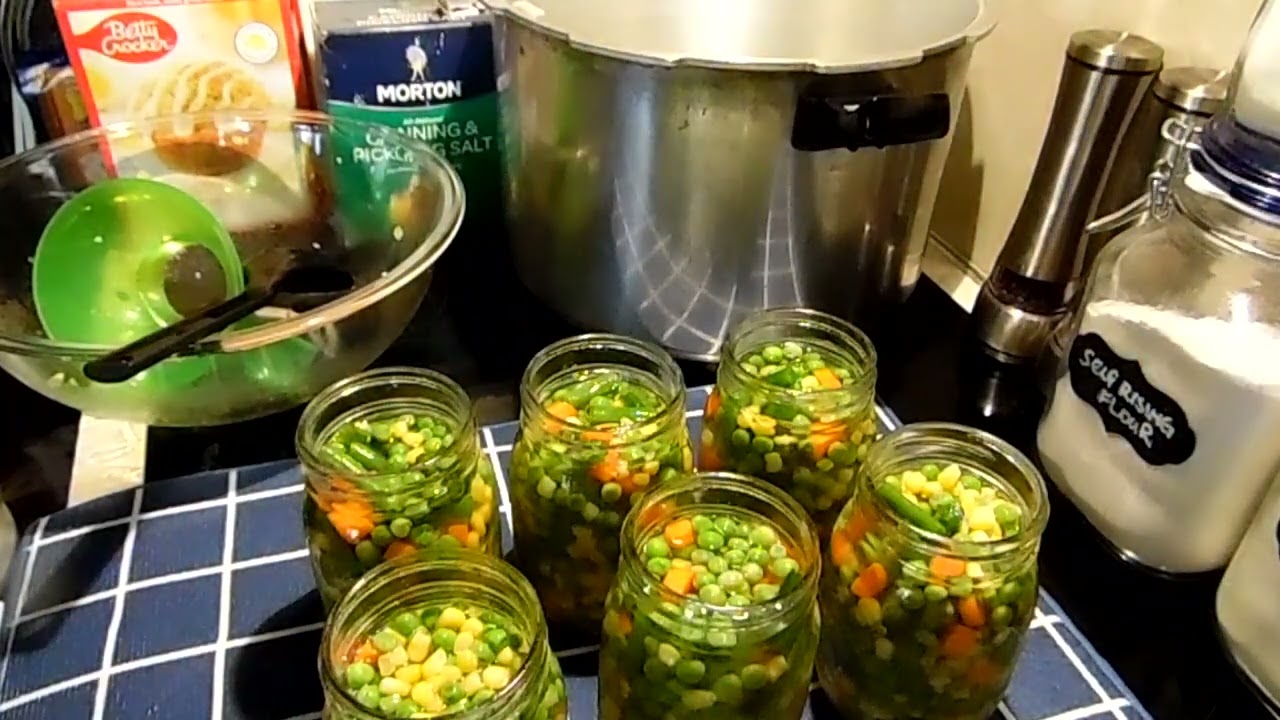 Canning Mixed Vegetables prepping preparedness preps shtf prepper