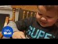 Hilarious moment kid refuses to eat dinner saying it's poop