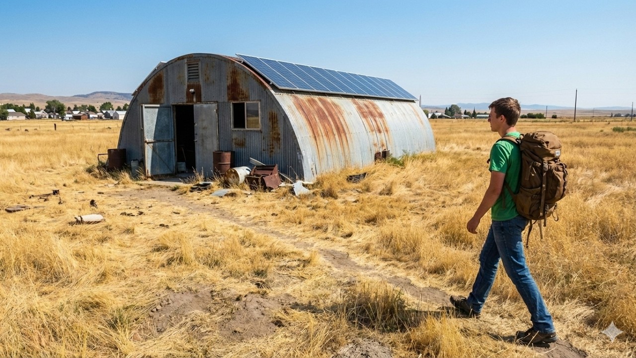 Kicked Out at 16, I Bought a Quonset for $15 And Added Solar Panels What I Built Kept Me Alive
