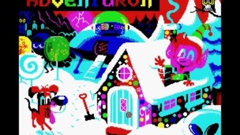 ZX Spectrum: "ADVENTURON house" Art / Picture (2020)