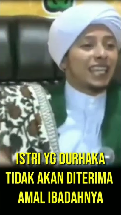 istri durhaka pada suaminya tidak akan di terima amal ibadahnya