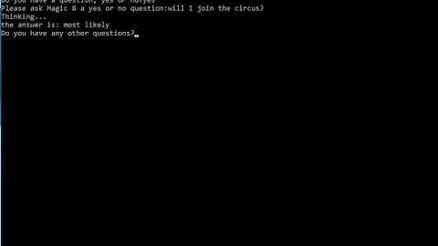 Magic 8 Ball Python - Create Performance Task