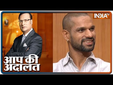 Shikhar Dhawan reveals his mischievous self in Aap Ki Adalat